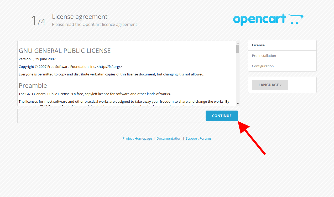Download opencart